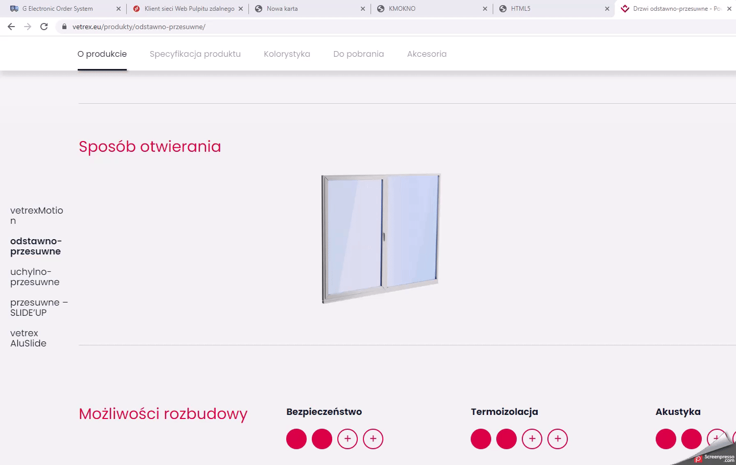 Drzwi odstawno-przesuwne